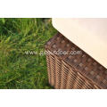 Modern nice weaving rattan sun lounger